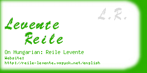 levente reile business card